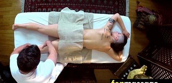  Teen massage gives stud happy ending 27